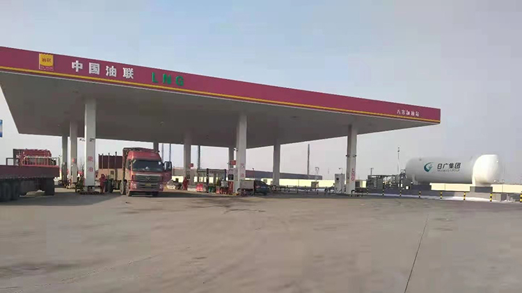 中国油联五莲八方加油站为人民加好油