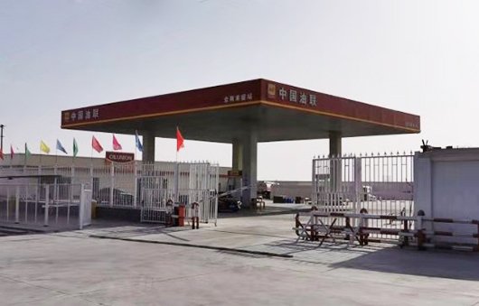 中国油联和田县合斯加油站盛大开业